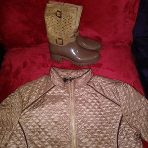 Jacket and boots